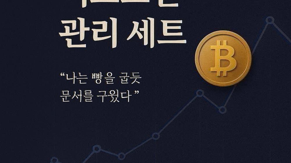 비상장법인 가상자산 관리 3종세트_빵집아줌마