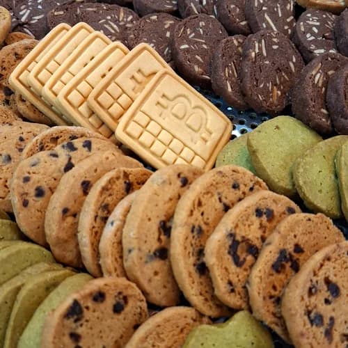 비트코인쿠키, 샤브레 우리밀쿠키 6종 세트(통밀, 초코칩, 쇼콜라, 녹차, 아몬드, 크랜베리) 1