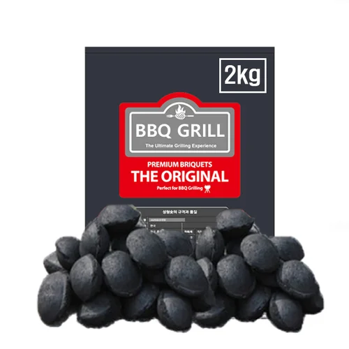 BBQ그릴숯2kg 바베큐숯 캠핑숯(1kg씩비닐포장) 1