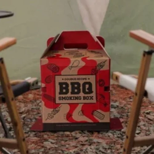 BBQ훈제박스 캠핑그릴 훈제구이용 (숯,석쇠포함) 2