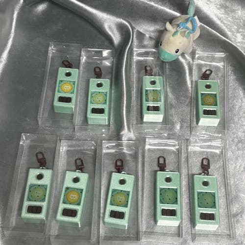 민트초코 아이스크림 렌티큘러 키링 4