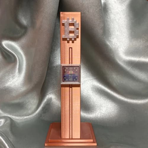 오렌지 비트타워 데스크 오브제 1