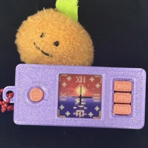 황혼 듀얼타임 렌티큘러 키링 3