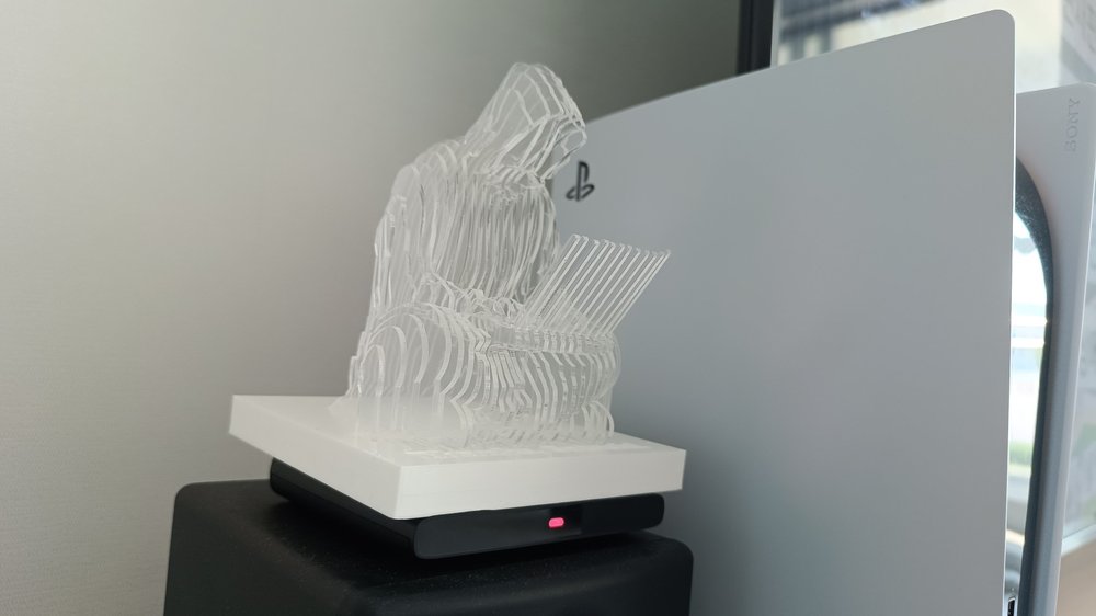 히든 사토시 투명 아크릴 출력용 파일과 베이스 3D 프린칭 STL 파일