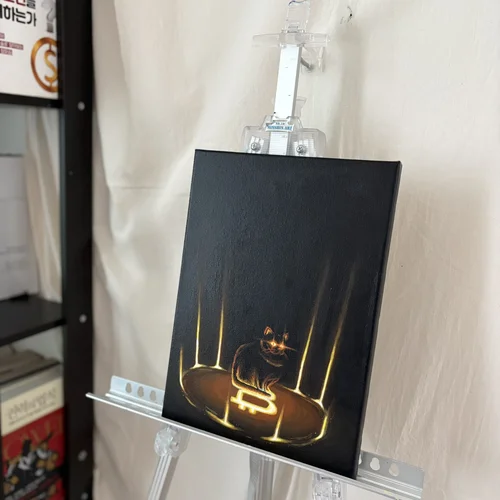 어둠 속 고양이 Cat in the dark