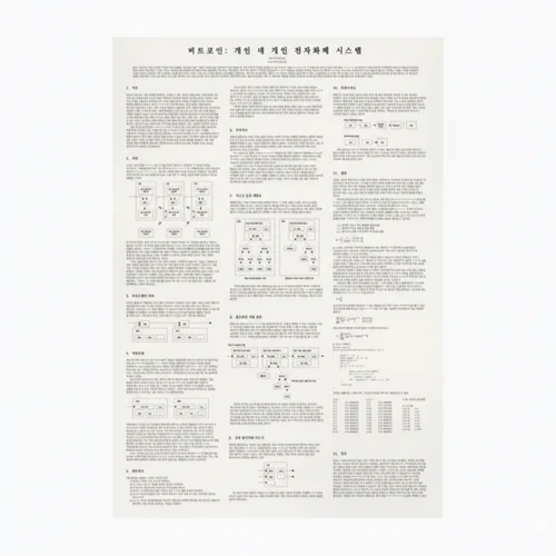 비트코인 백서 극세사 요세트(S+L size)