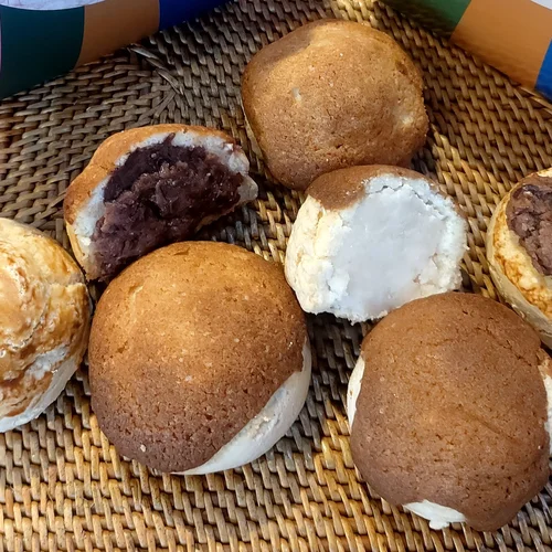 별점5점 크림치즈빵, 쌀단팥빵, 소보루, 슈크림, 땅콩버터크림빵, 카스테라, 밤식빵, 무설탕 팥빵