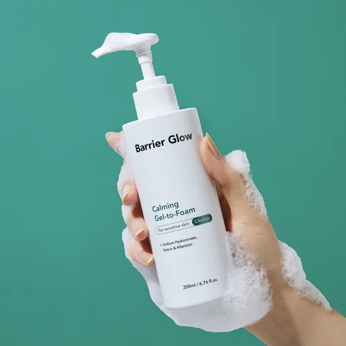 배리어글로우 진정 폼나는 젤클렌저 200ml