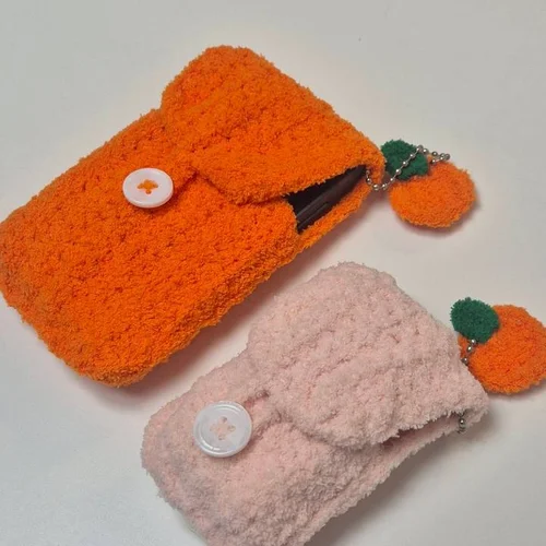 키스톤 뜨개케이스 (+오렌지 키링)