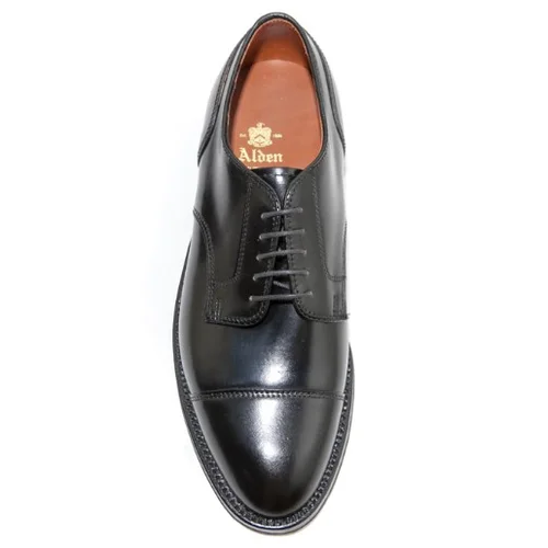 [ALDEN] 2161 Black Cordovan Straight Tip Blucher US8.5