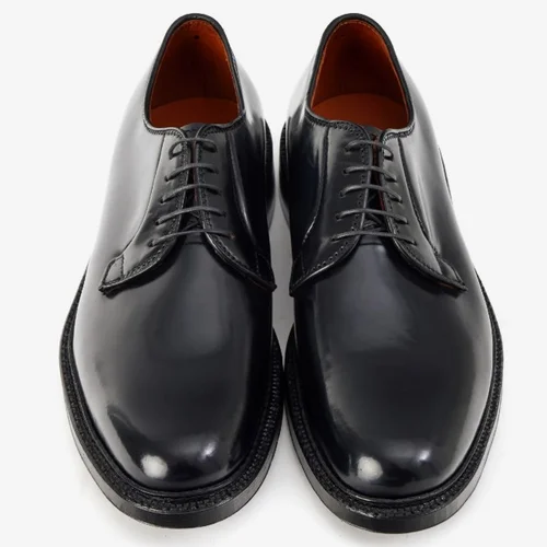 [ALDEN] 9901 Black Cordovan Plain Toe Blucher US8.5