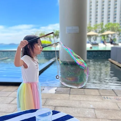 인플레이션 없는 무한한 동심, 친환경 초대형 비눗방울