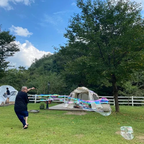 인플레이션 없는 무한한 동심, 친환경 초대형 비눗방울