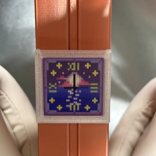 오렌지 비트타워 데스크 오브제