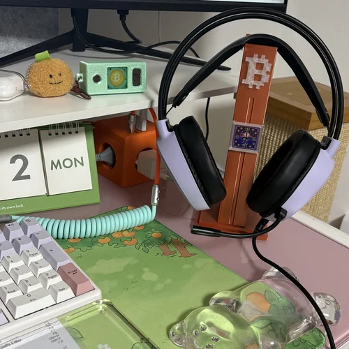 오렌지 비트타워 데스크 오브제