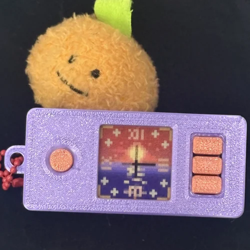 황혼 듀얼타임 렌티큘러 키링