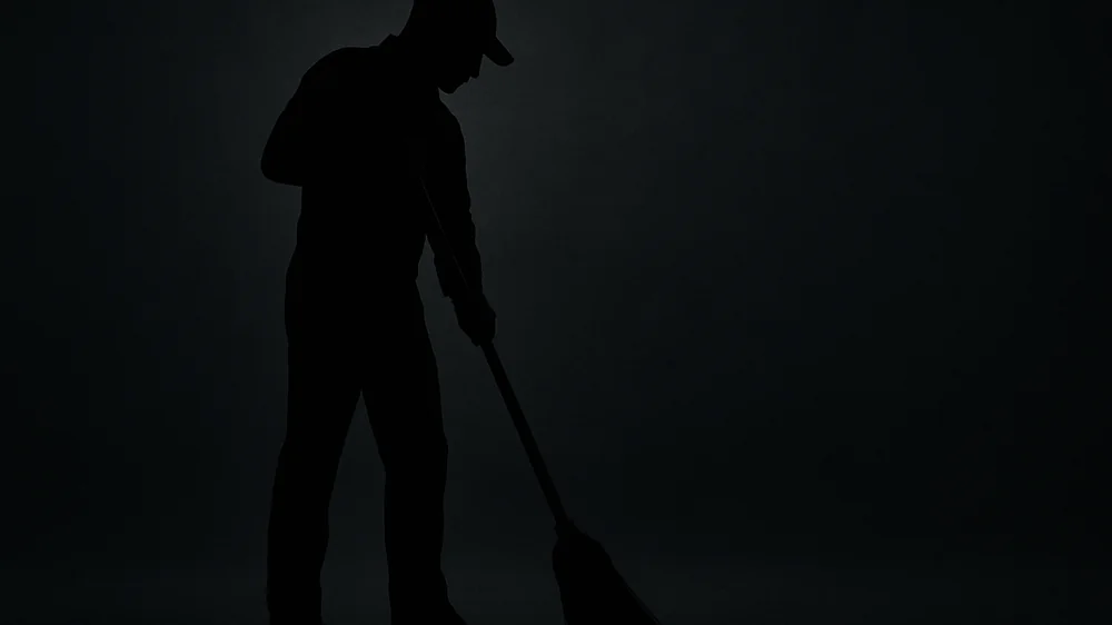빗자루의 청소 용역