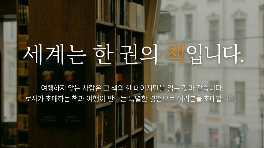 로사의 책파는여행사